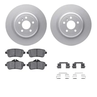 R1 Concepts WDUH1-63227 Carbon Series Brake Rotors W/ 5000 Oep Brake Pads & Hdw